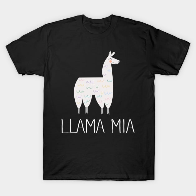 Llama Mia Love T-Shirt by DesIndie